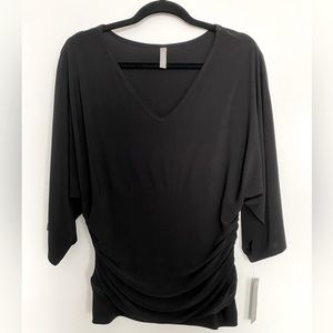 Last Tango Rouched V Neck Sz XL